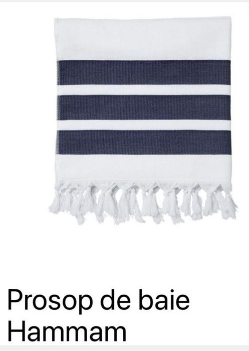 Prosop hammam de plaja/baie mare 100% bumbac