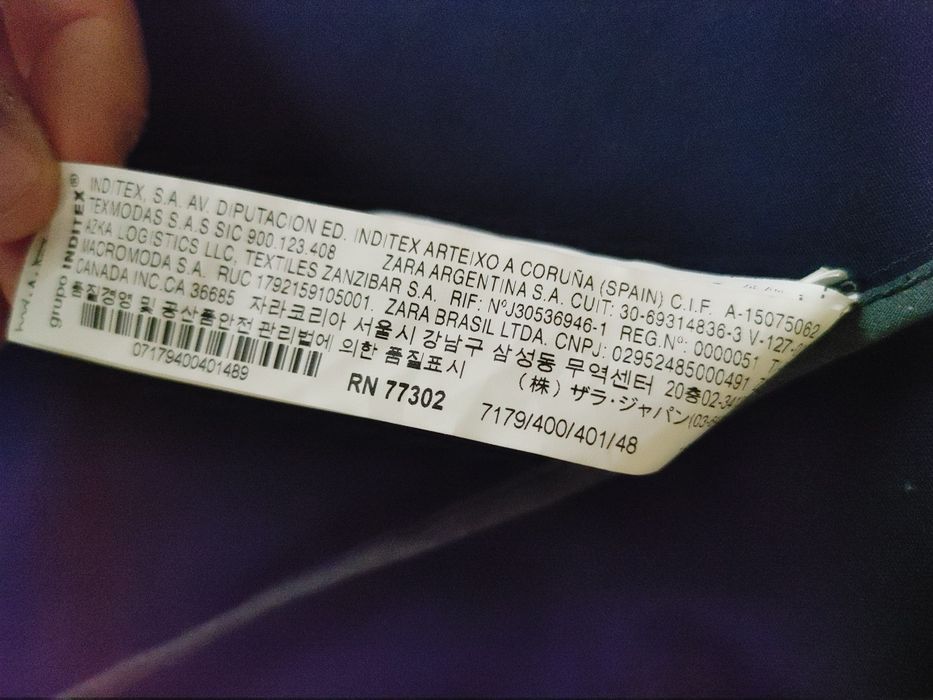 Sacou Zara Man, bărbați, mărime 48/M, bleumarin