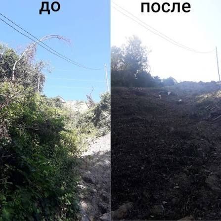 Покос травы, уборка двора, даче, частный дом,