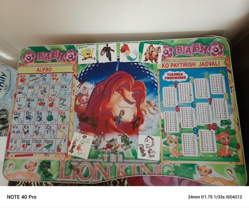 Bolalar partasi va stulchasi sotiladi