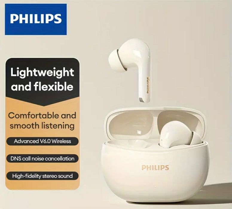 Блутут Bluetooth безжични слушалки хендсфри Lenovo Philips