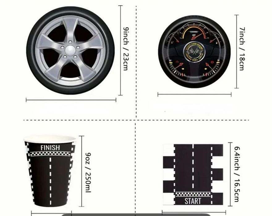 Декорации за рожден ден с тема Ферари