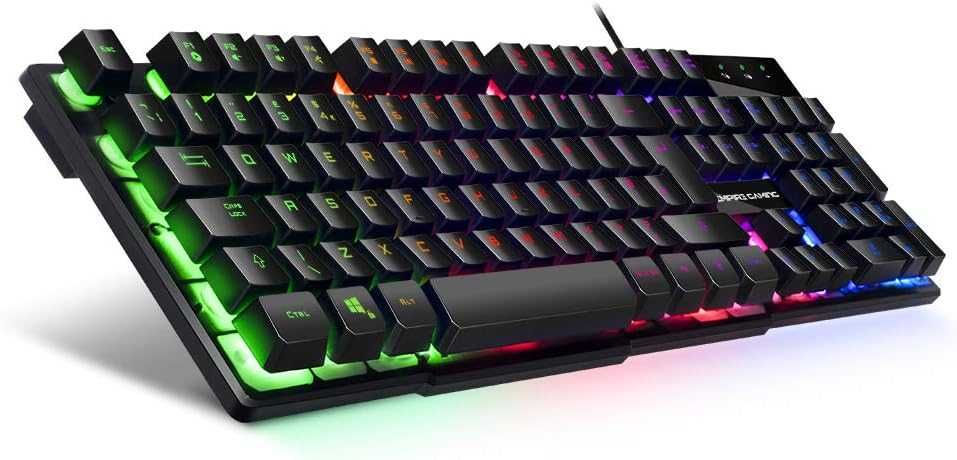 Tastatură PC EG K300-105 taste semi-mecanice,19 anti-ghosting LED RGB