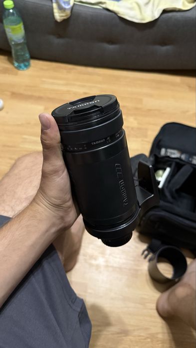 Kit foto Nikon F-601 AF + Sigma + Tamron 200-400mm + blitz + geantă