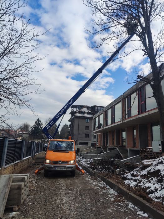 Услуги с автовишка. Вишка 22 м.