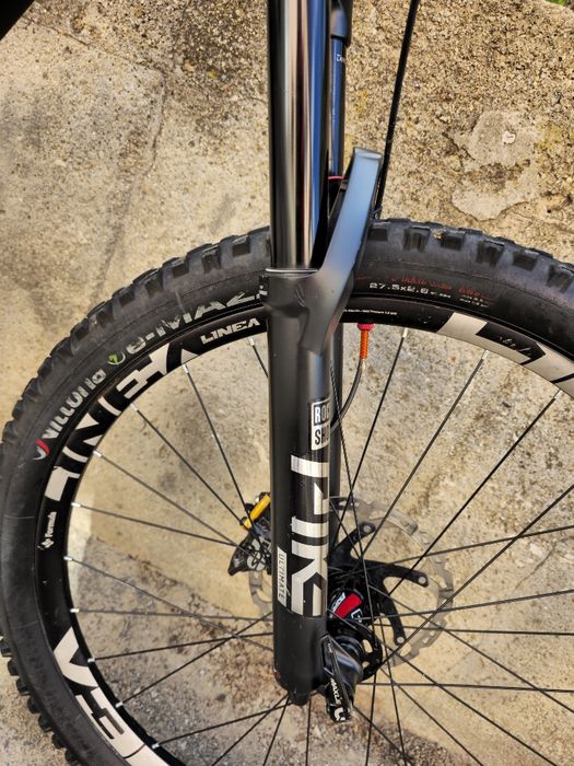Canyon spectral CF 27.5 L 1х12 GX Full Rockshox Карбонов велосипед 4-бутални Saint Shimano