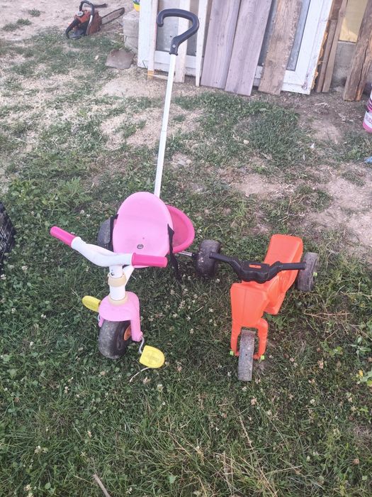 Vând bicicleta și cărucior pt copii