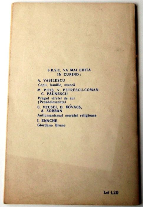 Carte propaganda Prietenie dragoste casatorie Vera Frimu Popovici 1962