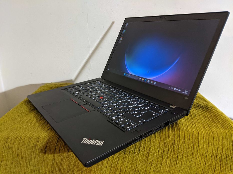 Laptop Lenovo ThinkPad T480, Intel Core i5 8350U, ram 8 GB, SSD 256 GB Nvme