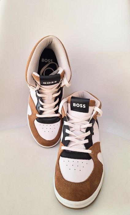 Високи кецове Hugo Boss Kids