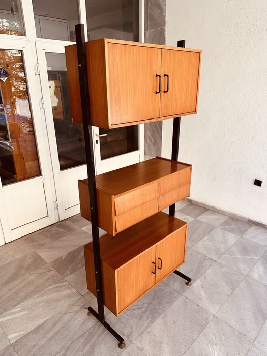 Италианска модулна винтидж етажерка/секция от 60-те