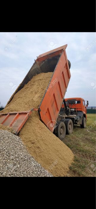 Песок хвосты щебенка