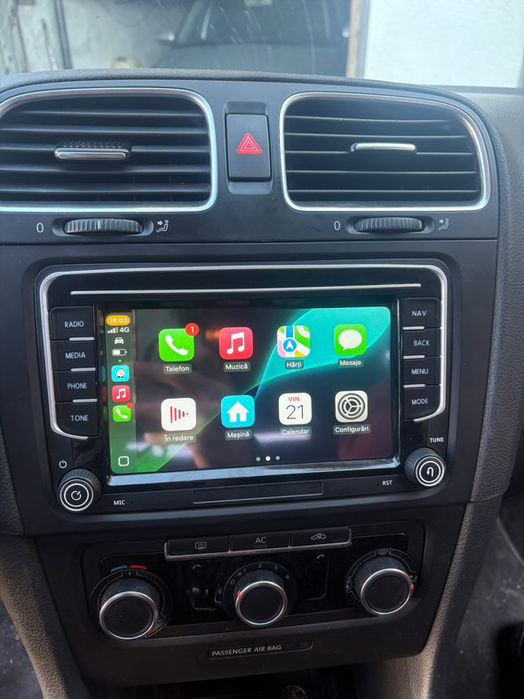 Navigatie Carplay Android auto 4GB Ram Vw Passat Golf Tiguan Octavia