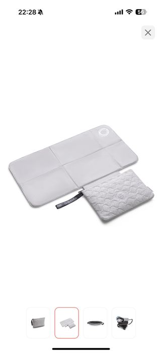 Сумка для коляски Bugaboo серый