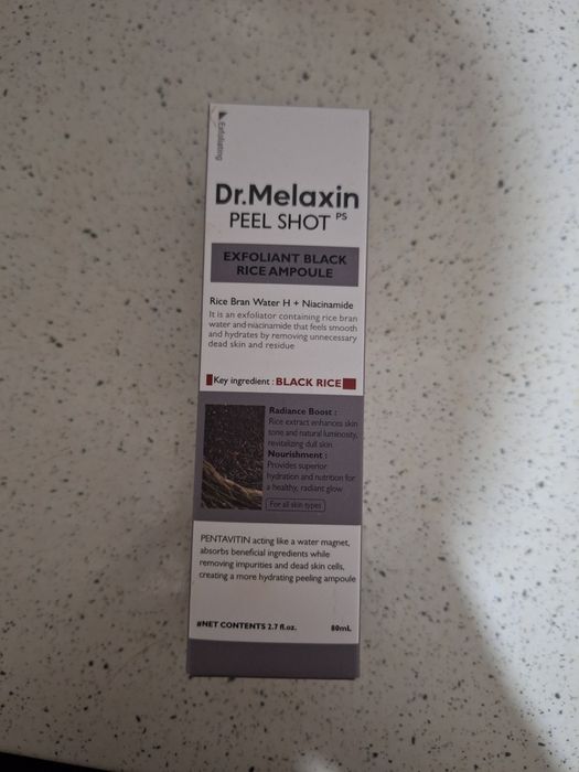 Dr. Melaxin Peel Shot Exfoliating Black Rice Ampoule 80ml