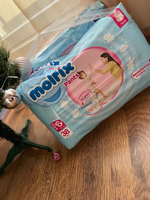Molfix гащички размер 6