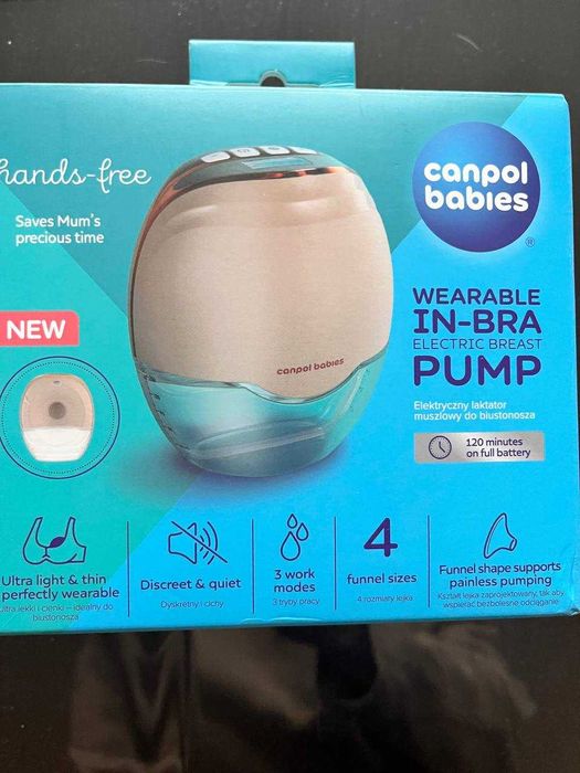 ТОП ЦЕНА 35€ Електрическа помпа за кърма Canpol Babies HANDS FREE