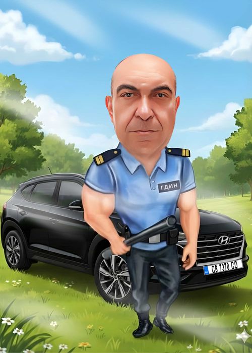Дигитална Карикатура , Карикатури по снимка, Подарък
