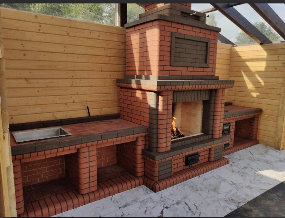 Caramida aparenta pentru gratare, cuptoare, seminee, garduri, terase