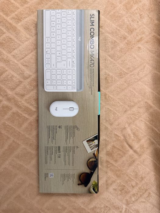 Logitech M470 Combo Kit alb