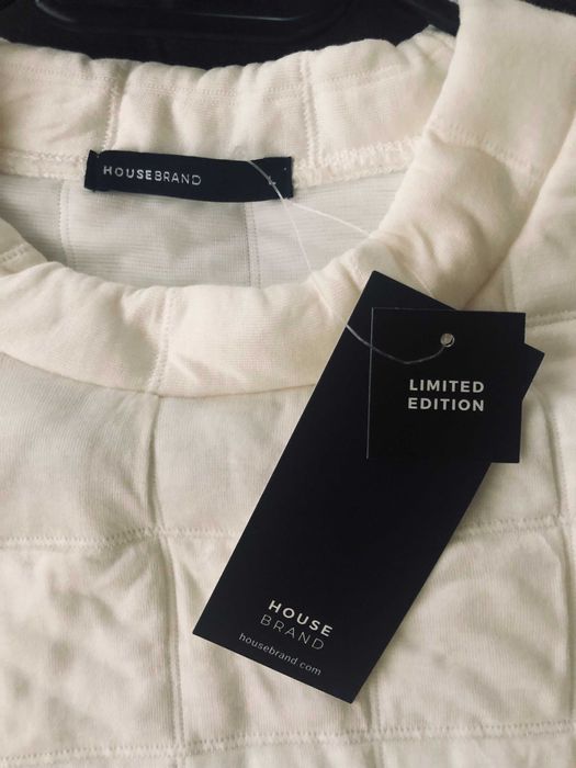 Hanorac alb matlasat NOU - House Brand marime L fete femei