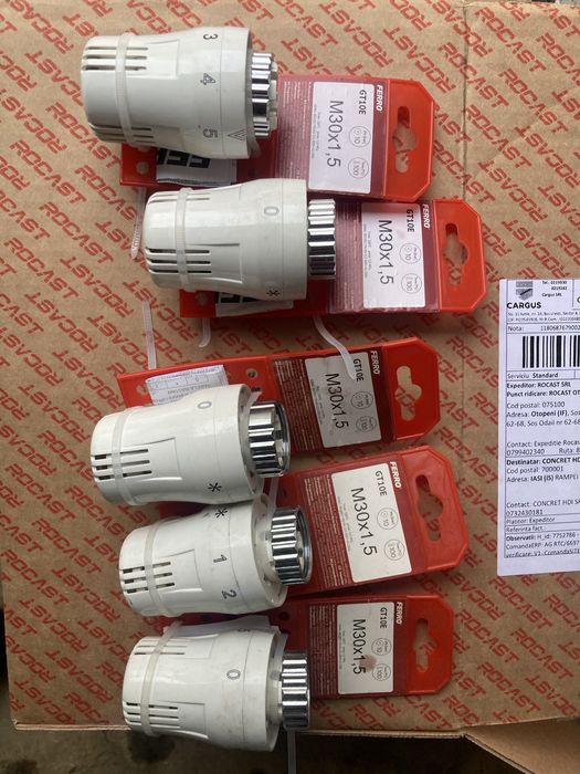 Cap Termostat Calorifer Ferro GT 10E cu Olandez Noi