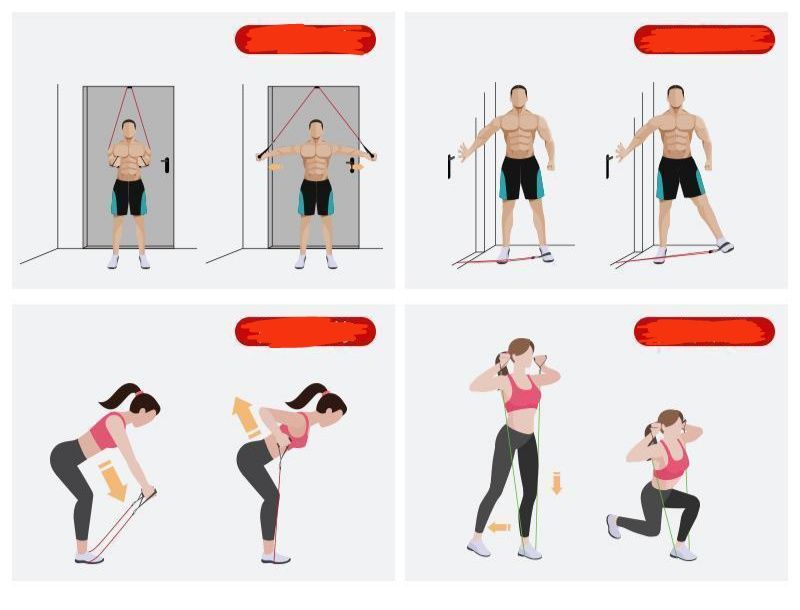 Эспандер, силовой тросс в комплекте