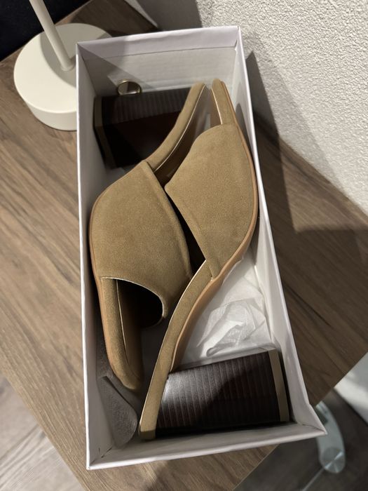 Бежови Чехли на ток Нови 39н