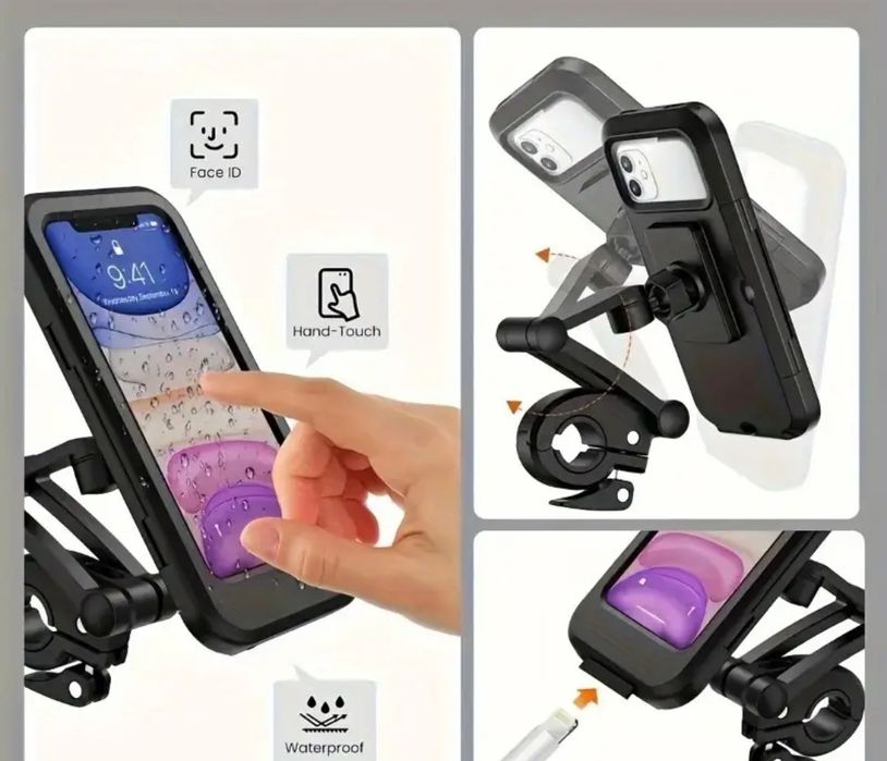 Стойка за телефон за мотор/колело