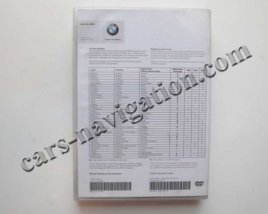 НОВИ ОРИГИНАЛНИ дискове навигация България BMW Бмв Е38 Е39 Е46 Е53 Е83