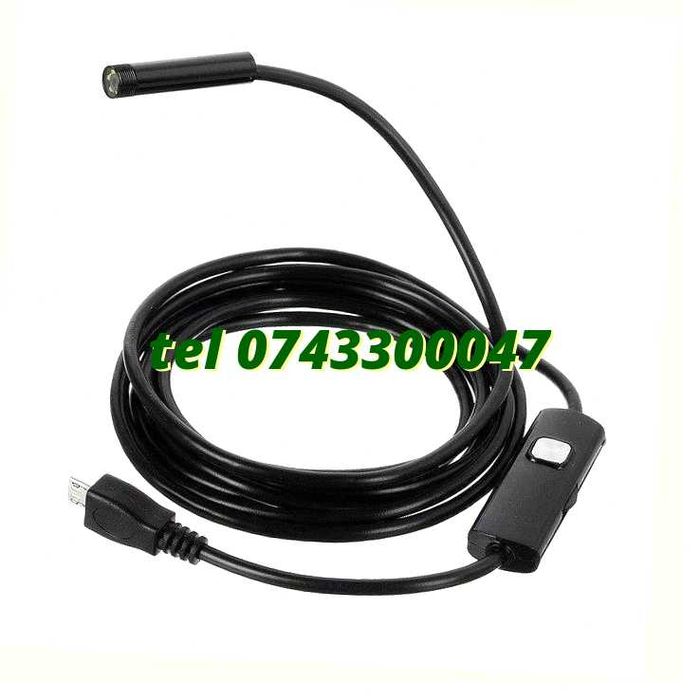 Camera Video Endoscopica Rigida De Inspectie Android / Pc Micro Piesa Conectare Usb 2 M Pentru Conectare Dispozitive Usb Compatibile