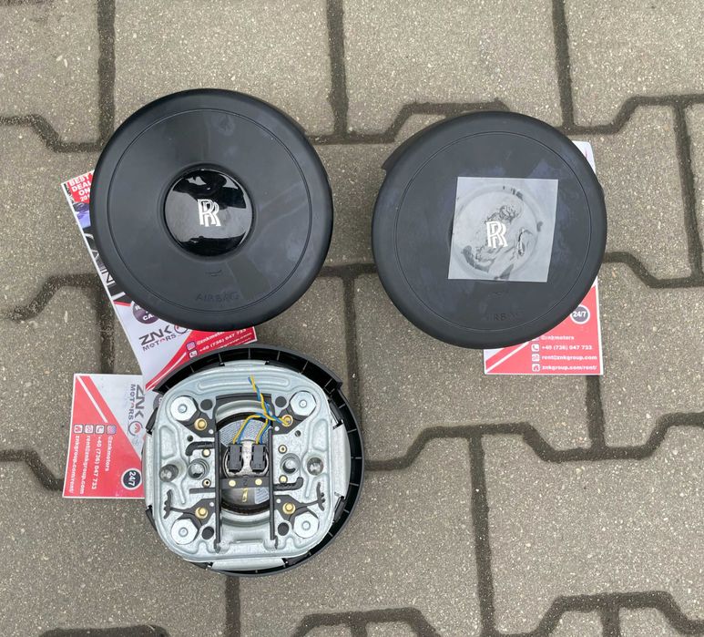 Rolls-Royce - kit airbag - centuri de siguranta - plansa de bord