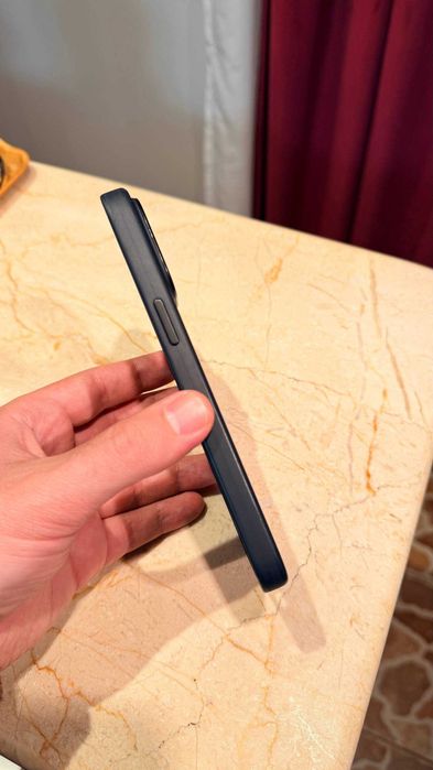 Husa originala Apple din Silicon cu MagSafe iPhone 14 Pro Max - Midnight