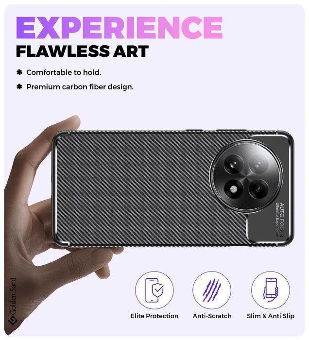 Husa Pemium Antisoc model carbon pentru OnePlus 13R 5G