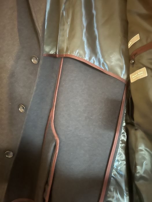 Palton barbatesesc de lana michel kors