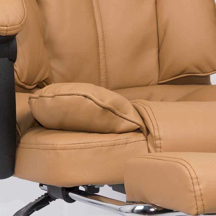 Scaun Birou cu Spatar rabatabil DHO415 Piele 3 culori LIVRARE GRATUITA