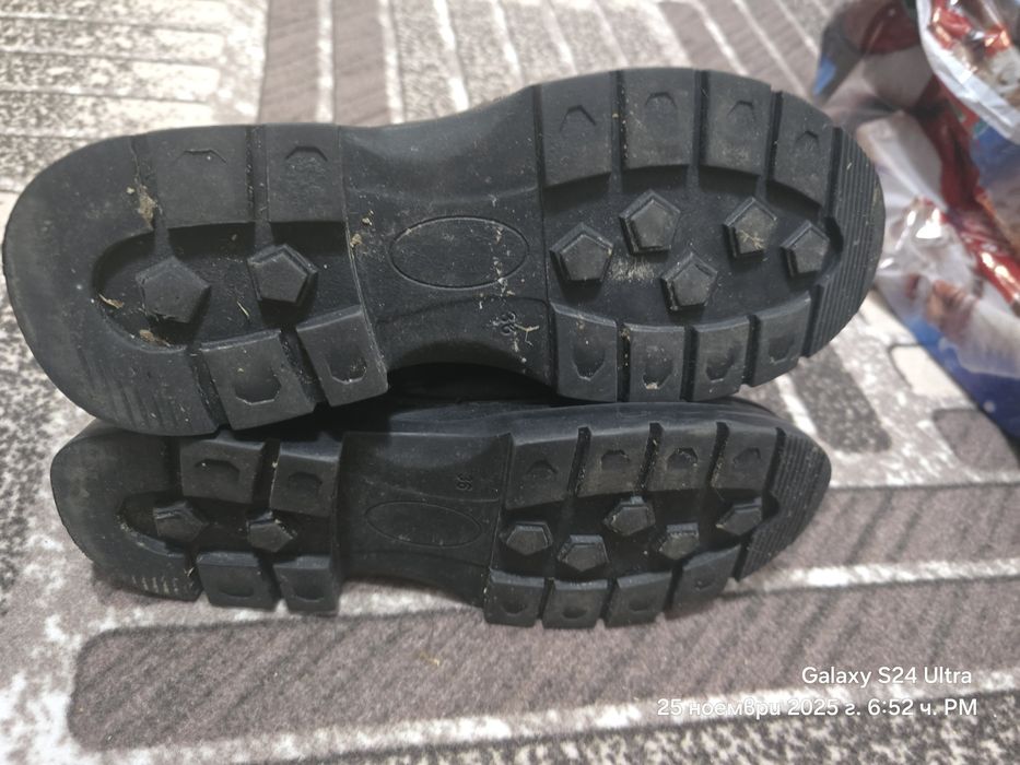 Дамски боти от естествена кожа