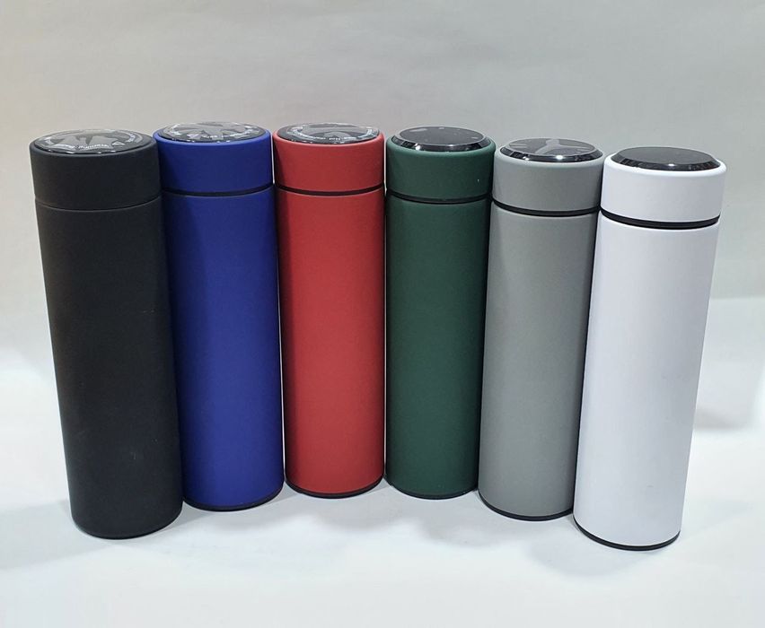 Матовый умный термос с LED-дисплеем температуры — 500 мл ОПТОМ!