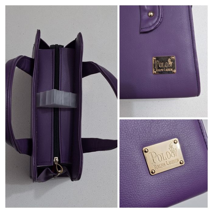 Geantă POLO Ralph Lauren Crossbody, poseta damă mov