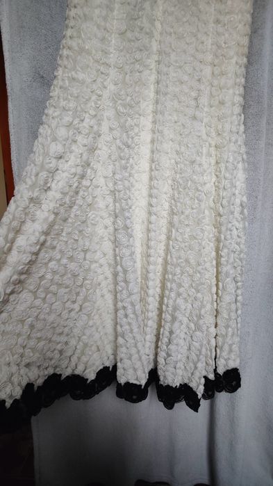 Rochie lungă de seară albă S/M