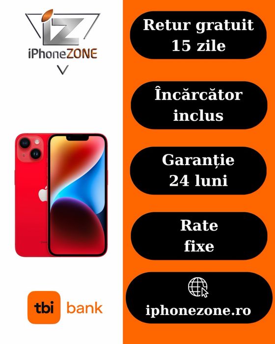 Iphone 14 Plus 128GB 100% Garantie Rate BuyBack - iphonezone.ro