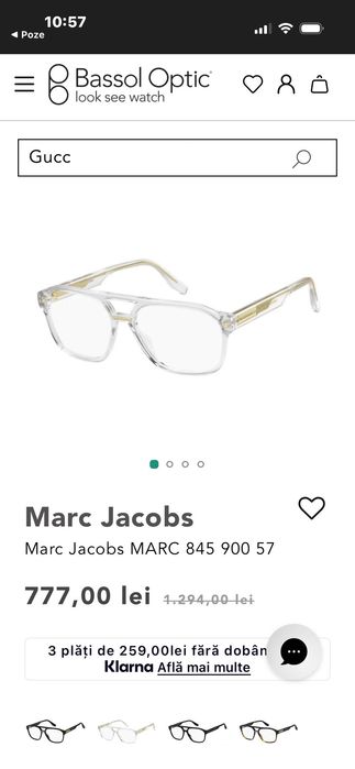 Ochelari vedere Marc Jacobs