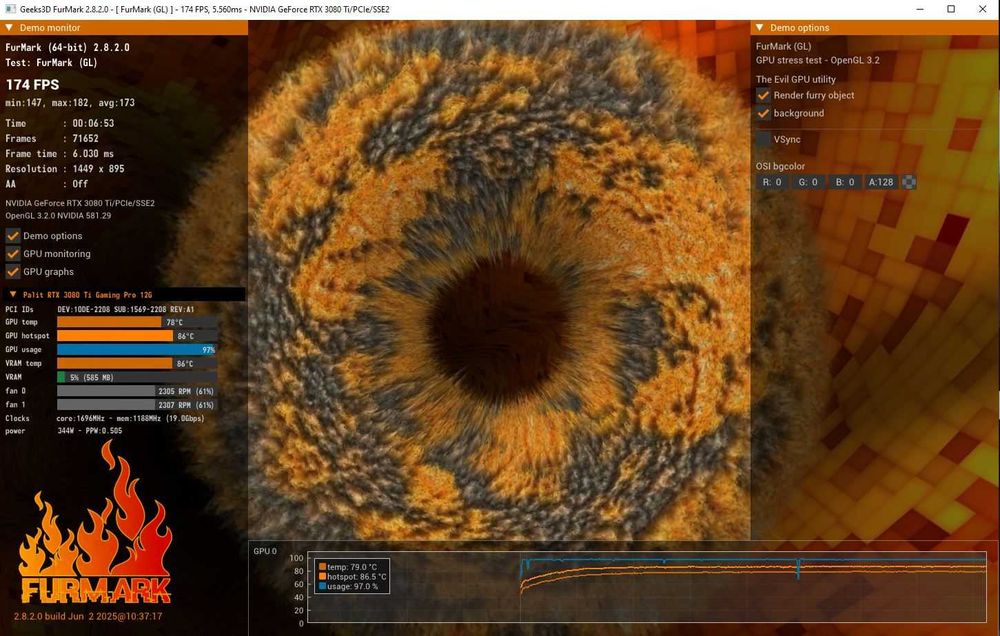 GeforceRTX Palit 3080ti 12Gb Gamingpro