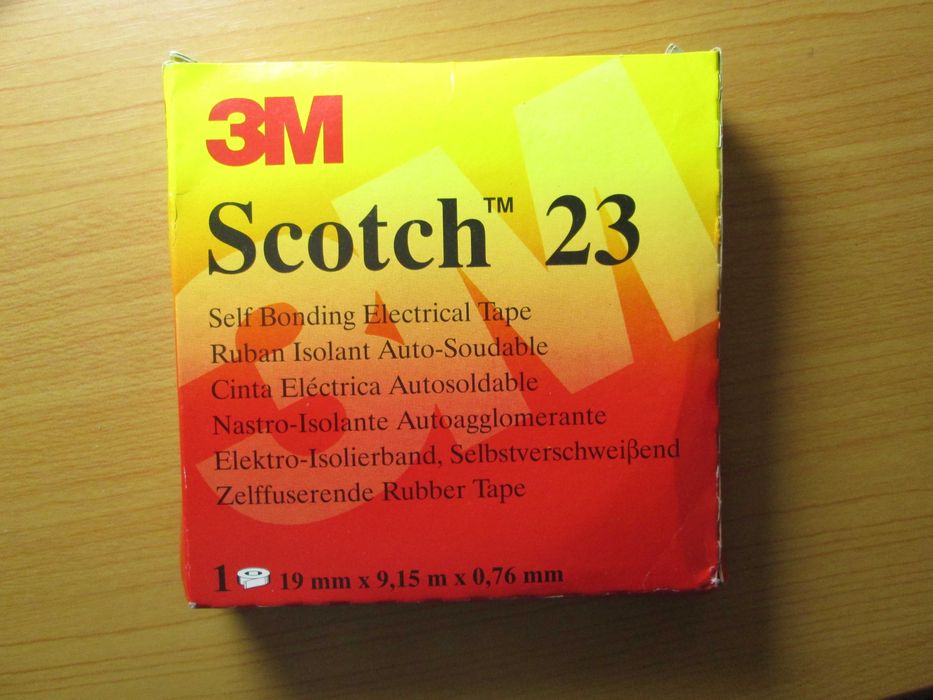 Сырая резина + изолента Scotch Super