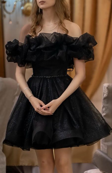 Корсетное выпускное платье