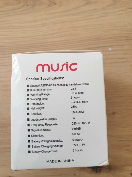 De vânzare mini boxă nouă