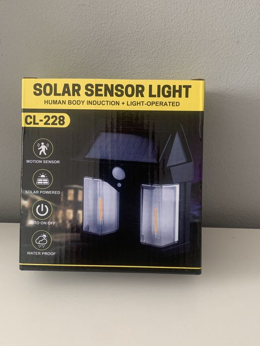 Lampa solara de perete dubla CB 228 HA