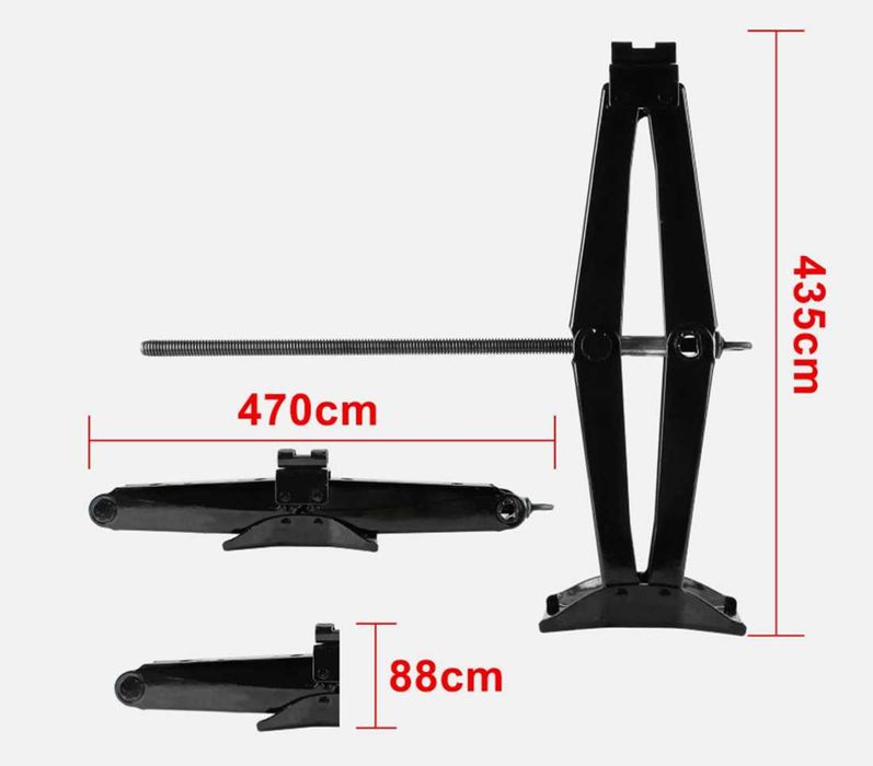 Крик Автомобилен/Механичен тип жаба - 2000 kg.