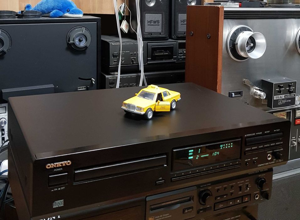 Compact Disc Deck Audio Stereo Vintage ONKYO DX7211 BLACK