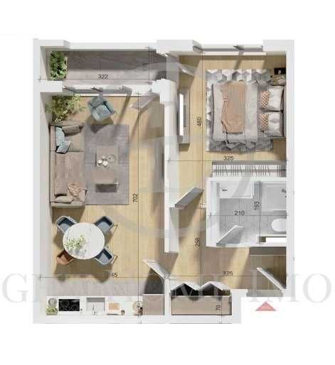 Реф. 1192 Двустаен апартамент с АКТ 14 / ТРАКИЯ